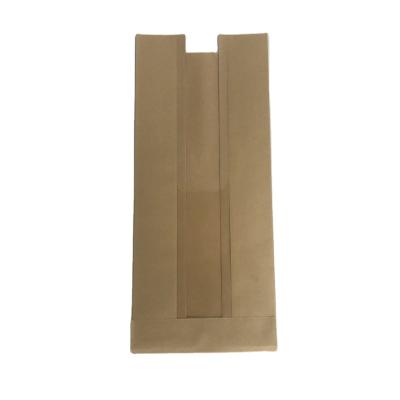 China Food Grade Sale French Bread Bags Baguette Wrapping Paper Recyclable Whole Bread Paper Bag for sale