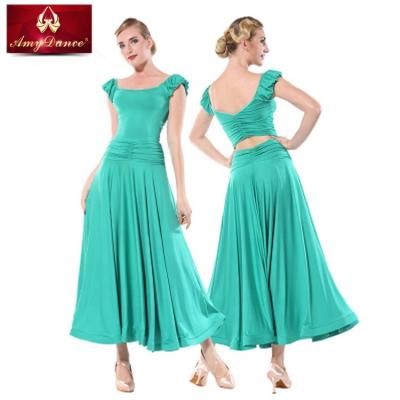 China Eco-Friendly Ballroom Dance Wear 2020 Summer Practice Ballroom Dance Dress Woman Ballroom Dance Dress for sale