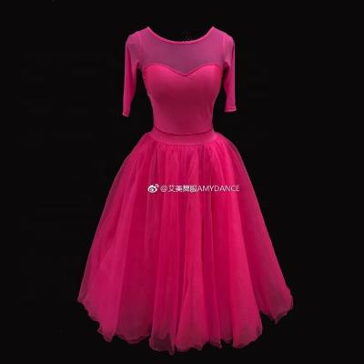 China High Quality Eco-friendly Ballroom Dance Dress For Girls Ballroom Dancing Dress Wear Ballroom Dancing Dress for sale