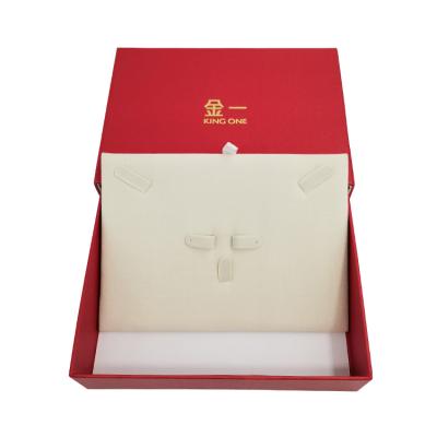 China Recycled Materials 18K Gold Gemstone Necklace Jewelry Packaging Box Paper With Logo Drawer Jewelery Box for sale