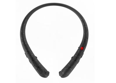 China Black Wireless Retractable Wireless Headphones Around Neck Longest Battery Life for sale