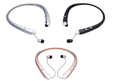 China Retractable In Ear Behind The Neck Headphones With Volume Control , USB Charging for sale