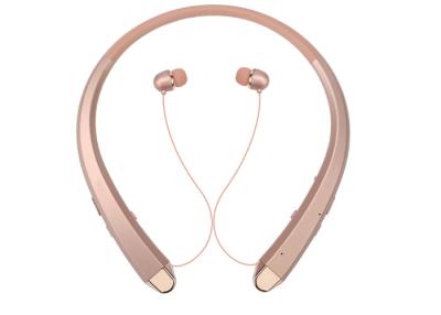 China Stereo Wireless Neckband Earphones Retractable With 10 Hours Talking Time for sale