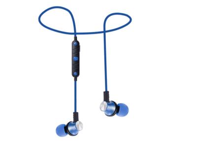 China ABS Plastic Wireless Neckband Headphones With Mic , 80mAh Battery for sale