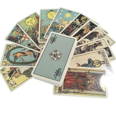 China JP017 Entertainment Manufacturer Supplier Classic Tarot Cards With Book Oracle Card Custom Printing for sale