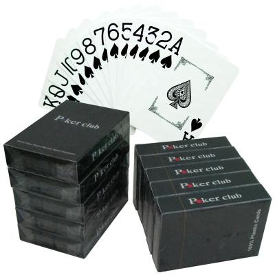 China Factory direct supply JP160 new plastic poker club 100% PVC 032mm plastic playing cards for sale