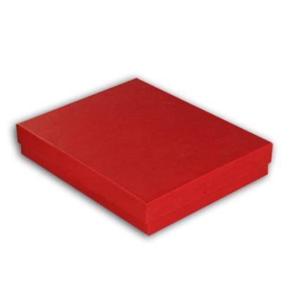 China Recycled Lipstick Package Cover Paper Stain Customizable Cowhide Materials Red Cardboard Coke Cowhide Red Gift Box for sale