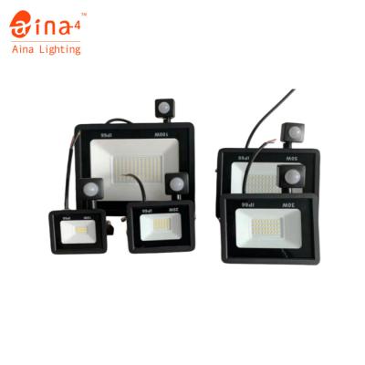 China Body Sensor LED Floodlight Garden Garage Sensor Floodlight 10w Outdoor Waterproof Floodlight for sale