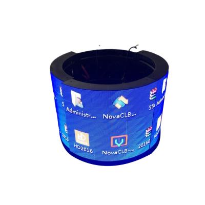 China Factory hot sales indoor flexible curved led display P3.91 for stage / trade show led display screen for sale