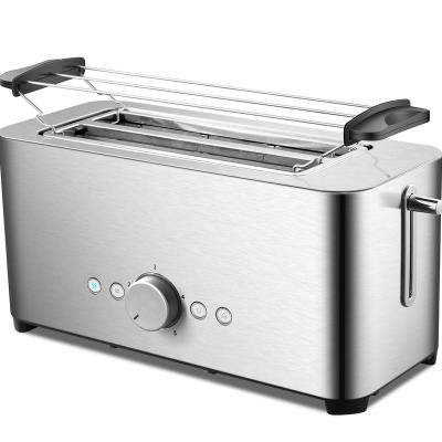 China Hot Sale Hotel Factory Directly For Automatic Stainless Steel Family 4 Sheet Toaster Breakfast Maker Toaster Oven for sale