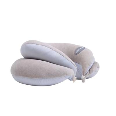 China PORTABLE U Shaped Neck Pillow Pure Wolesale Sponge Memory Foam Neck Pillow for Office Lunch Break and Travel Nap for sale