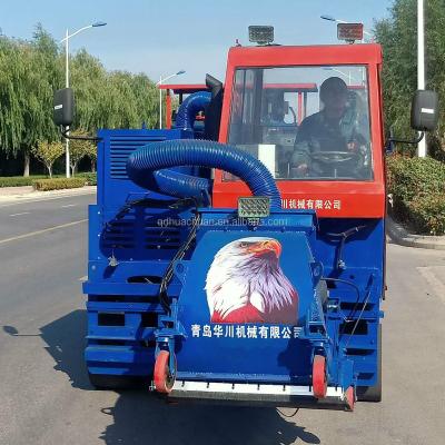 China Concrete/Floor/Asphalt Vehicle Mounted Type/Steel Plate Driving Road Shot Blasting Machine for sale