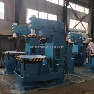 China Z1410 Big High Yield Sand Flask Shake Compression Molding Machine For Cover Molding for sale