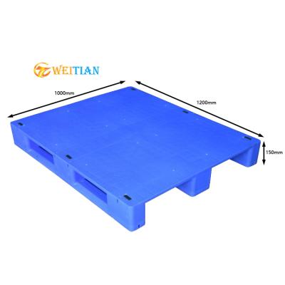 China Single faced heavy dutyTop quality standard size euro used plastic pallet manufacturer for sale for sale