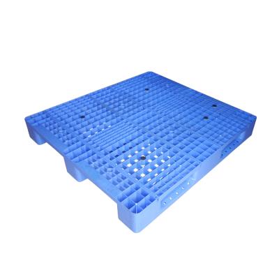 China Single face steel face hape 1200*1000*150euro reinforced HDPE plastic pallet made in china HDPE palletstorage pallet for sale