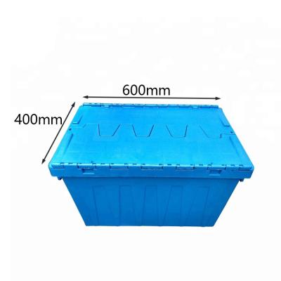 China Solid Box Container Stackable Logistics Storage Box Plastic Moving Storage Container for sale