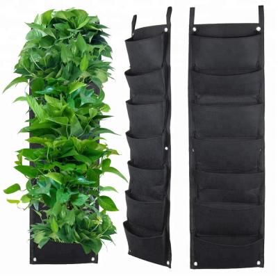 China Durable Durable Foldable Growing Bags Hanging Vertical Garden Wall Planter for Home Yard Garden Decoration for sale