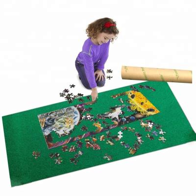 China Non-Toxic Unique Puzzle Roll Mat Storage Puzzle Saver Felt for sale