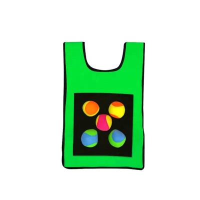 China Lightweight Sticky Tag Vest Dodgeball Kids Target Game Outdoor Throwing Target Vest For Kids for sale