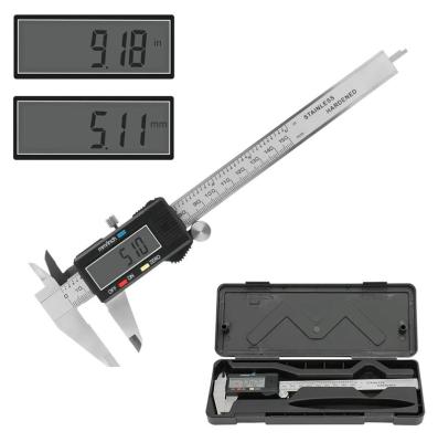 China Professional Electronic Watch Tool 0-100/150-200-300mm Digital Gauge Vernier with Ultra-wide Precision Digital Screen LCD Display Tool Measuring Micrometer for sale