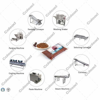 China High Efficiency / Easy Operation Palm Dates Paste Processing Line for sale