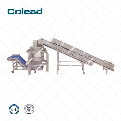 China Vegetables Drying After Cutting Continuous Dehydrator Or Centrifuge Machine For Fresh Cutting Vegetables for sale