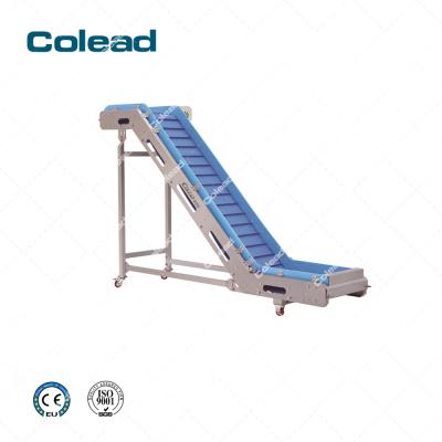 China COLEAD Easy Elevating Operation Salad Leafy Vegetable Belt Conveyor for sale