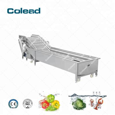 China High Efficiency Easy Operate Fruit Washing Machine / Avocado Washing Machine From COLEAD for sale