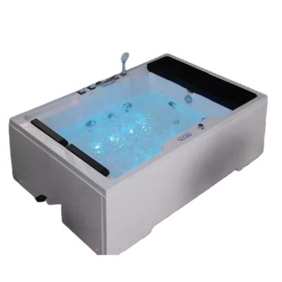 China Luxury Modern Acrylic Whirlpool Single Skirt 2 Person Bathtub for sale