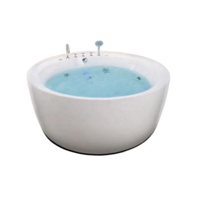 China Modern Luxury Indoor Spa Villa Massage Bathtub Circular Bathtub for sale