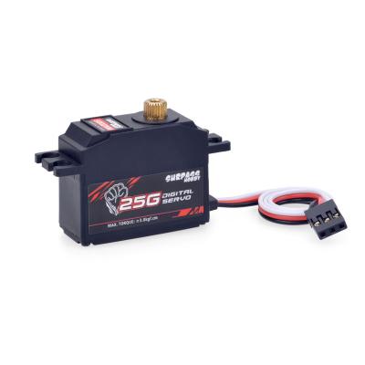 China Radio Control Toy Factory SURPASS S0025M Metal Gear 25G Hobby Servo For RC Airplane Robot RC Car RC Boat for sale