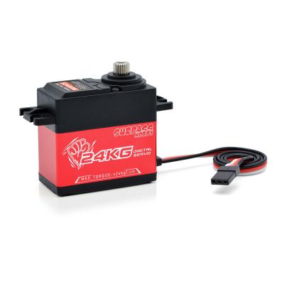 China RC Hobby New Design Price S2400M 24KG Digital Metal Gear Servo Excellent For 1/8 Truck Car Boat Airplane for sale