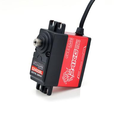 China New Design RC Hobby Price Metal Gear Brushless Servo S2400BL 24KG Digital Excellent for 1/8 Truck Car Boat Airplane for sale