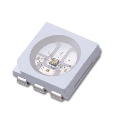 China Other custom wholesale SMD LED Ws2812 pistar IC chip inside 6pin Smd 5050 RGB led chip for sale