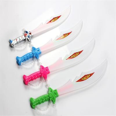 China Playing Hot Sale 58cm Large White Knife Sword Music Children Play Blade Flashing Voice Toy for sale