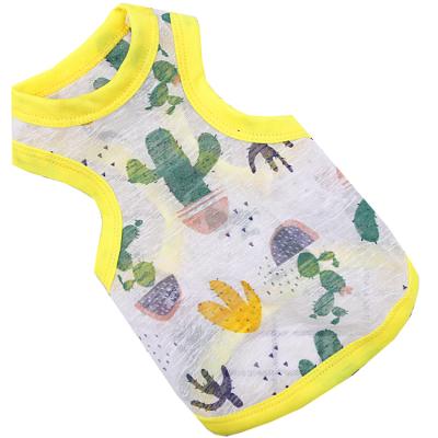 China Viable OEM Printed Dog Vests Pet Clothes Dog Vest , Customized Cool Dog Pet Accessories Clothes Vest# for sale