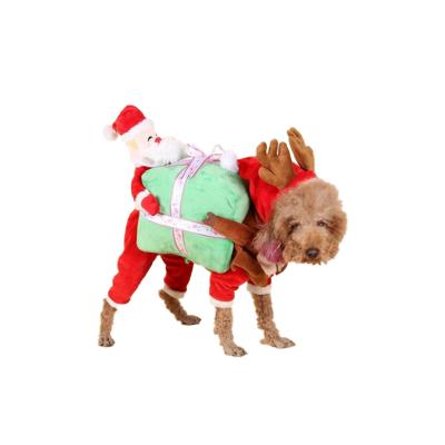 China Sustainable Christmas Apparel Party Dressing Up Apparel Dogs Outfits Coat For Medium And Small Dogs for sale