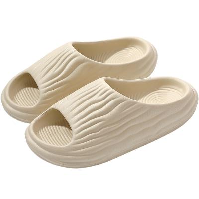 China Yeezy summer men's melon slippers fashion trend print soft bitter outdoor beach non-slip slippers couple slippers men women for sale