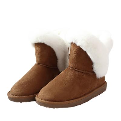 China Plush Low Leg Women's Winter Non-slip Snow Boots Anti-skid Warm And Thick Outdoor Boots For Women for sale