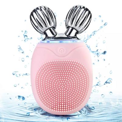 China Electric Facial Cleansing Brush Deep Clean & Skin Care Roller Massage Exfoliator for sale