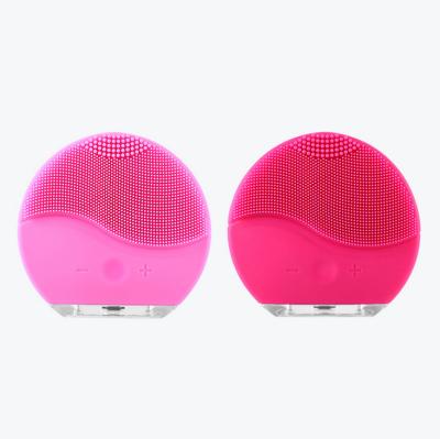 China Face Washing Machine Electric Soft Silicone Facial Brush Cleanser Massage for sale