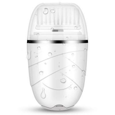 China Sonic Waterproof Facial Cleansing Brush - 2 Modes with 3 Brush Heads for sale