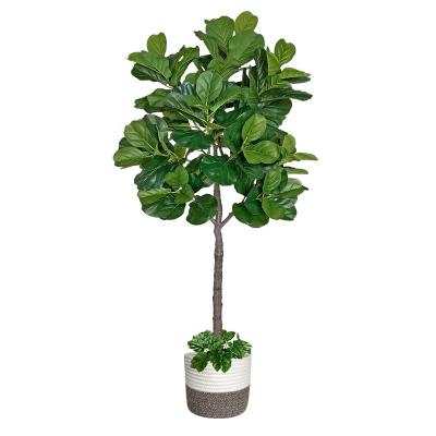 China Wholesale 200cm Home Fake Fig Tree Artificial Fake Fig Tree Plant New Design Artificial Fig Tree For Home Office Mall Store for sale