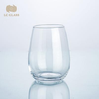 China Modern Borosilicate Glassware Egg Shape Drinking Water Glass Cup for sale