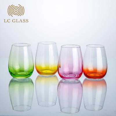 China Wholesale Modern Borosilicate Glassware Egg Shape Drinking Water Glass Cup for sale