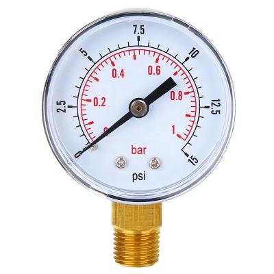 China For gaseous and liquid media different fields used liquid air gas gauged standard general pressure gauge for sale