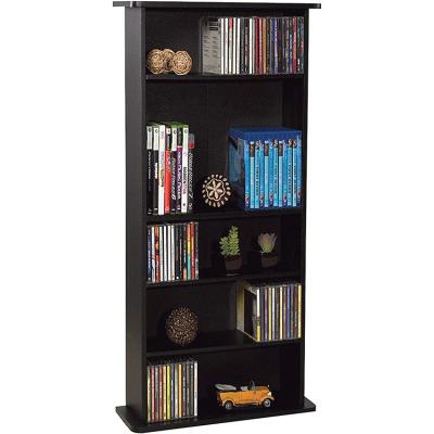 China Corner bookshlf bookshelves wooden living room CD media storage cabinet home bookcase for adult children for sale