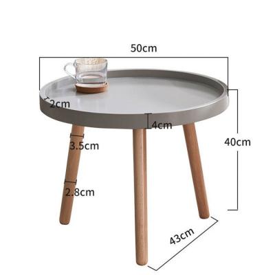 China Mini Coffee Table Modern Minimalist Sofa Side Corner Several Balcony Nordic Adjustable Bedside Round Table Small White Table (The Other) for sale