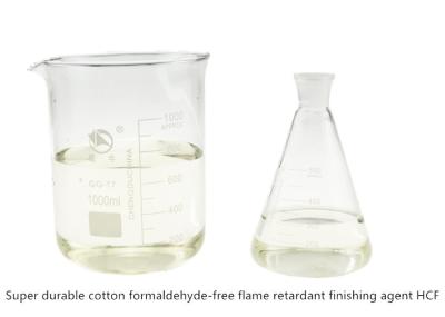 China Super Durable Cotton Formaldehyde - Free Flame Retardant Finishing Agent HCF For Textile for sale