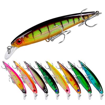 China ABS 11CM Plastic Lure Minnow 13.4g 10 Color Primer Minnow 13.4g 10 Color Hard Bait Killer Minnow Bait DW1199 for sale